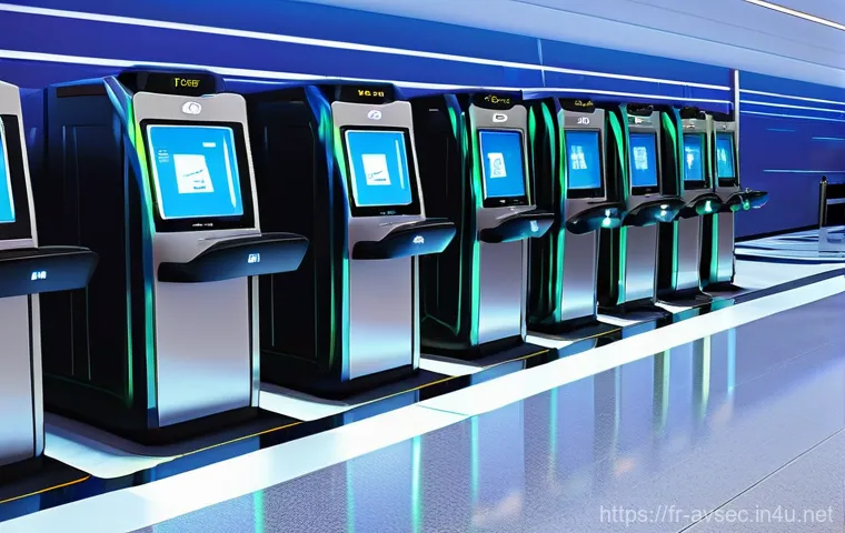 항공보안관리사와 공항 보안 문제 해결 - **Prompt 1: State-of-the-Art Airport Security Checkpoint**
    "A vibrant, brightly lit airport secu...
